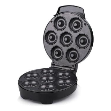 Imagem de Máquina de fazer donuts Cake Maker 4 slots 220V 1000W preta - J-One