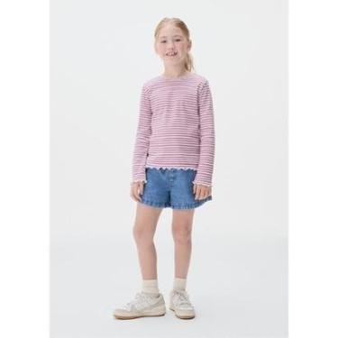 Imagem de Shorts Jeans Infantil Menina Com Cordão Hering Kids-Feminino