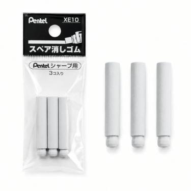 Imagem de Refil Borracha Lapiseira Pentel XE10-W Twist Erase Original Pack 3 Uni