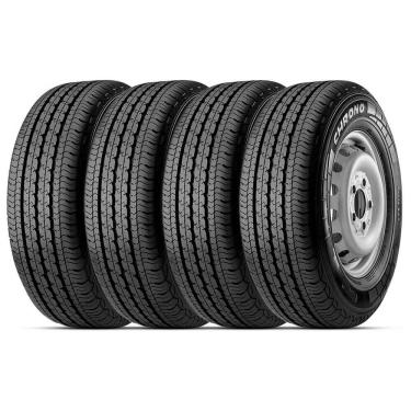 Imagem de Kit 4 Pneu Pirelli Aro 14 185r14c 102r Chrono