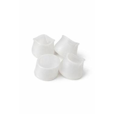 Imagem de Kit Protetores de Cadeira em Silicone - Branco - 6273 - Bono