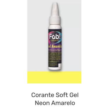 Imagem de Corante Soft Gel Néon Amarelo - FAB , 25g