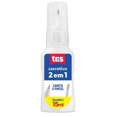 Imagem de Corretivo Líquido 2 em 1 Tris - 15ml