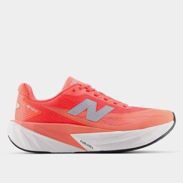 Imagem de Tênis New Balance Fuelcell Rebel V5 Feminino, Laranja, 34