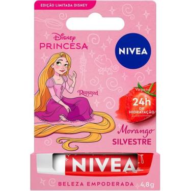 Imagem de Hidratante Labial Nivea Disney Princesa Rapunzel Morango Silvestre 4,8
