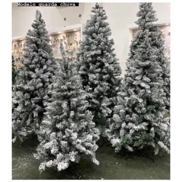 Imagem de Árvore de Natal Luxo Nevada 1,50m - 412 Galhos- AW215 Modelo Luxo Pinh