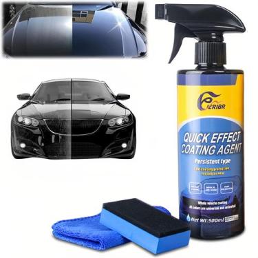 Imagem de Spray de revestimento automotivo com efeito rápido 500 ml cera polidor