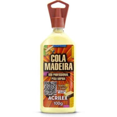 Imagem de Cola para Madeira Acrilex 100G - Pacote com 3 Unidades