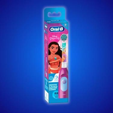 Imagem de Escova Dental Elétrica Pilha Infantil Disney Princesas  Oral B - Oral-