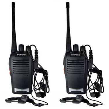 Imagem de Kit 2 Rádio Comunicador Walk Talk 16 Ch 12km Baofeng 777s