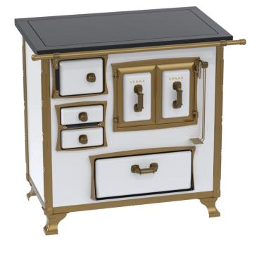 Imagem de Fogao a Lenha Venax GII n 1 Renaissance Premium Branco SD