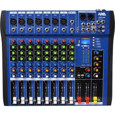 Imagem de Mesa de Som 8 Canais Bluetooth, EFX e USB MSX8 USB - NXA - NXA (NINJA 