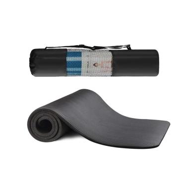 Imagem de Tapete De Yoga Preto Nbr 8Mm