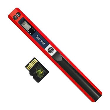 Imagem de Scanner Portátil,Varredor Handheld portátil Varredor Sem Fio A4 Tamanho 900DPI JPG/PDF Formate Display LCD com Saco Protetor e Cartão de 8GB TF para Documento de Negócios Recietos Imagens de Livros