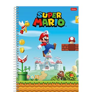 Imagem de Caderno Universitário 10x1 200 fls C.D. Foroni - Super Mario 1