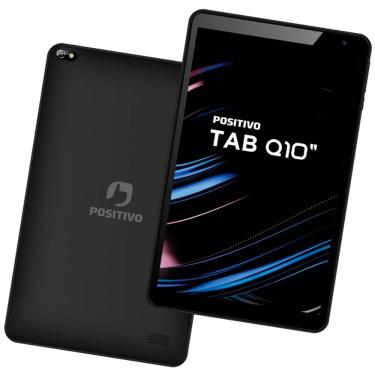 Imagem de Tablet Positivo Q10 T2040 64GB, 2GB RAM, Tela de 10", Câmera Traseira 5MP + Flash, 4G, Wi-fi, Android 10 – Preto