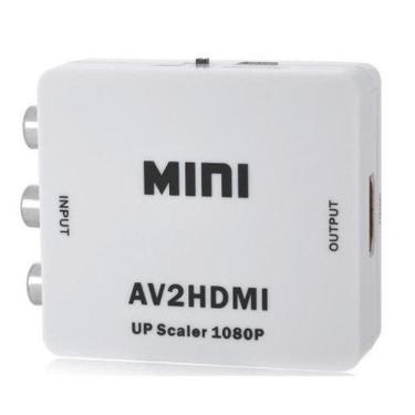 Imagem de Adaptador Conversor de Rca Video Composto Av para Hdmi - Av2hdmi