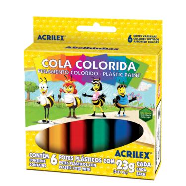 Imagem de  Cola Colorida  6 Cores - Acrilex