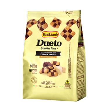 Imagem de Biscoito Dueto Vale D`Ouro Chocolate Preto e Branco 200g