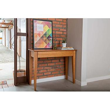 Imagem de Aparador Sala com Gaveta de Madeira Apê Meu Móvel de Madeira - Nozes
