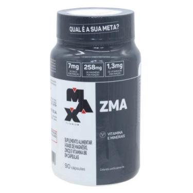 Imagem de Zma Vitamina B6 Minerais Zinco Magnesio Max Titanium 90 Caps