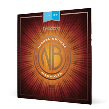 Imagem de D'Addario NBM1038 Cordas de bandolim de bronze níquel, leve, 10-38