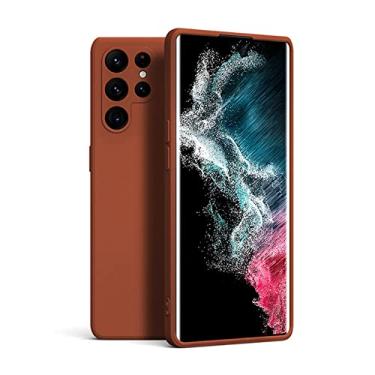 Imagem de Capa de telefone de silicone líquido quadrado fashion para samsung galaxy s22 s21 s20 ultra plus fe a72 a71 a52 a51 a32 a31 a73 a33 4g 5g, k, para samsung s20ultra