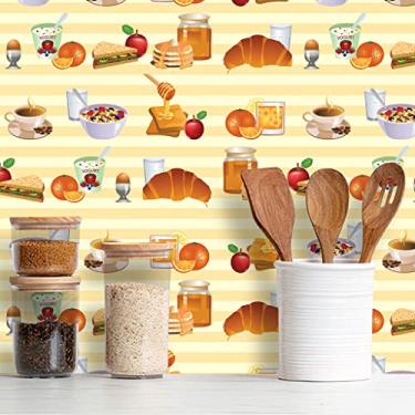 Imagem de Papel de Parede Adesivo Cozinha Café Diversos Modelos Rolo 3m Cozinha Café:CS129