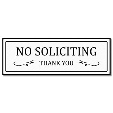 Imagem de Trusty Placas Gracias No Soliciting Thank You