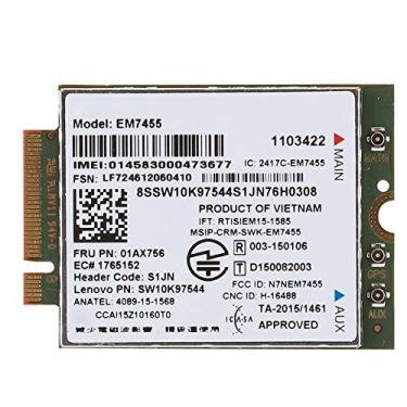 Imagem de Placa de rede EM7455, para placa de rede sem fio ThinkPad T460 T460p T460s, módulo 4G LTE 300 Mbps cartão NGFF/M2 para notebook, tablet e ultrabook, etc