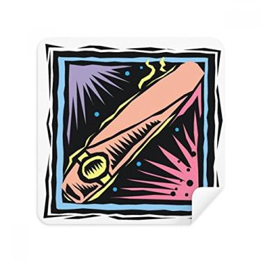 Imagem de Watch Vector México Cultura Elemento Gravação Óculos Pano Limpador de Tela Tecido Camurça Pacote com 2