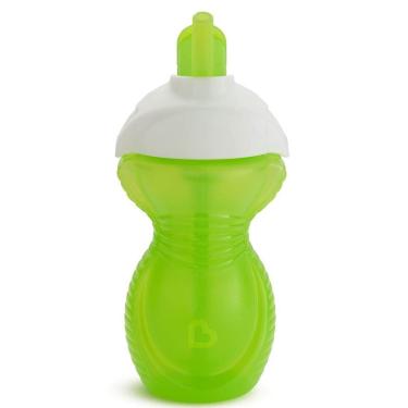 Imagem de Copo Click Lock Com Canudo 266ml + 12 meses Verde Munchkin