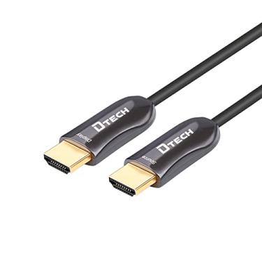 Imagem de Cabo HDMI 2.0 DTECH ultrafino de fibra extralonga suporta 4K a 60Hz 18 Gbps de alta velocidade, 150ft