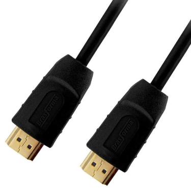 Imagem de Cabo hdmi 2.0 com 19 Pinos 4K Ultra HD 3D 1 Metro HDMI-5001 brasforma