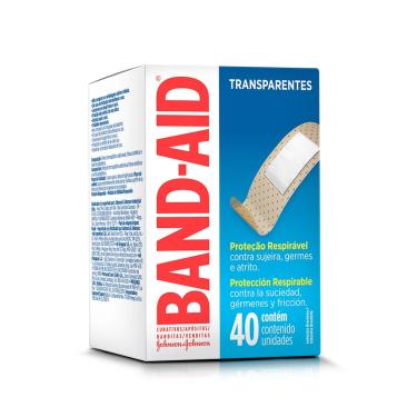 Imagem de Band-Aid Curativos Transparentes com 40 unidades 40 Unidades
