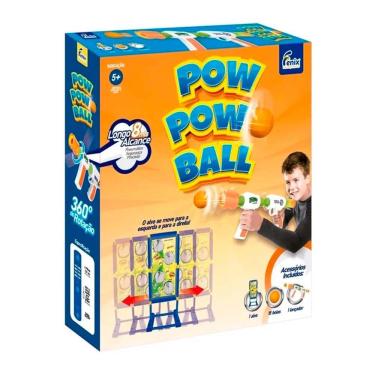 Imagem de Lançador de Bolas - Pow Pow Ball - Alvo Móvel - 15 Bolas - Fenix Brinquedos