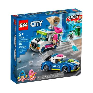 Imagem de LEGO City - Perseguição Policial de Carro de Sorvetes - 60314