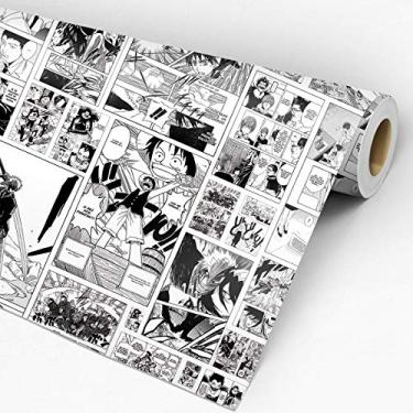 Imagem de Papel De Parede Adesivo Mangás One Piece Naruto Death Note Bleach