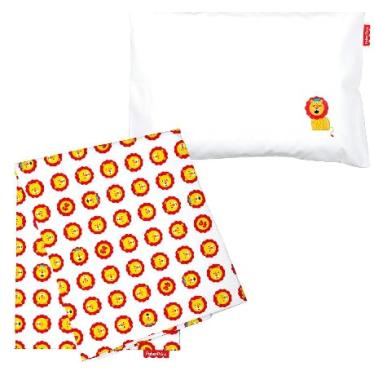 Imagem de Jogo de Lençol para Berço Americano Leão Fisher Price