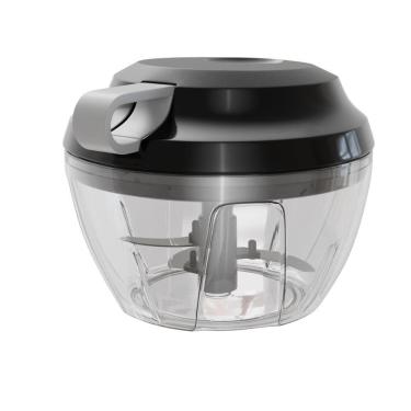 Imagem de Mini Processador de Alimentos Plástico Premium Preto 13,5cm