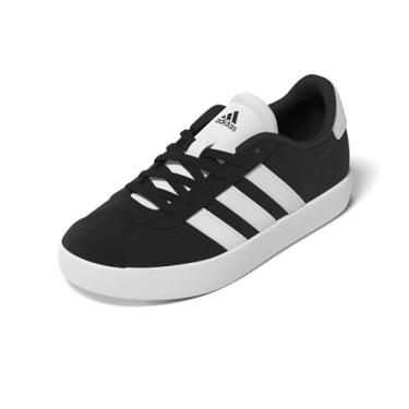 Imagem de adidas Tênis de skate unissex infantil Vl Court 3.0 (infantil), Preto/branco/preto, 20