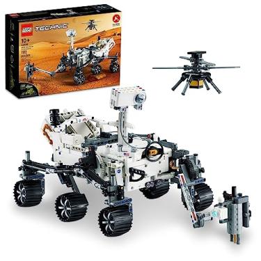 Imagem de LEGO Technic NASA Mars Rover Perseverance Maquete espacial com experiência de aplicação AR, brinquedo de construção ciência e engenharia de veículos, presente para meninos e meninas de 10 anos ou