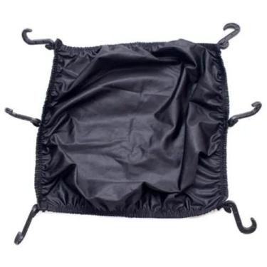 Imagem de Rede Elástica Aranha Fechada Para Capacete Moto 42x42 Preta - DNSA