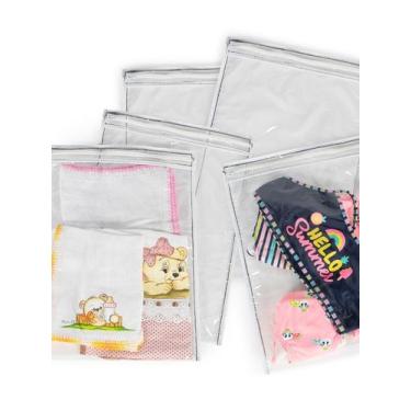 Imagem de Kit 8 Saquinhos Organizadores Documentos Mala Escola Maternidade - Bea