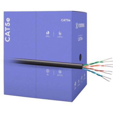Imagem de Cabo de Rede CAT5E 305M Fortrek FK500C CMX Preto - CX / 305