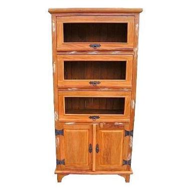 Imagem de Armário Rústico Padaria Sol Nascente em Madeira de Demolição - Cód 988