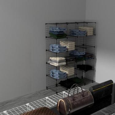 Imagem de Estante Aramada Balcão Expositor 20 Nichos 40cm Profundidade 3x4 - IGU