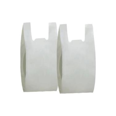 Imagem de Sacola Plástica Reforçada Branca 40x50 Resistente Com 2,5kg - TAMAROZZ