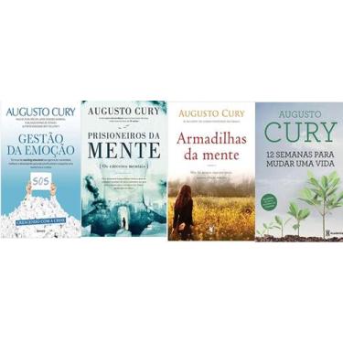 Imagem de Kit 4 Livros Augusto Cury Gestao Emoção Prisioneiros - BENVIRA