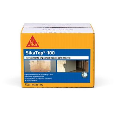 Imagem de REVESTIMENTO IMPERMEABILIZANTE SIKATOP 100 4kg SIKA TOP